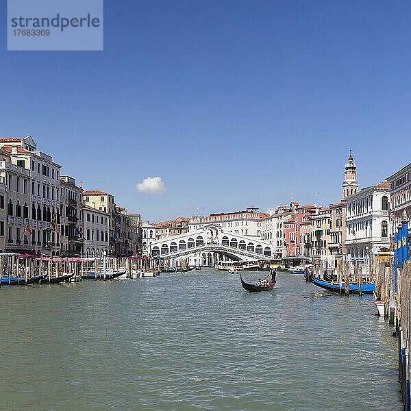 Railto-Brücke  Venedig  Italien  Europa