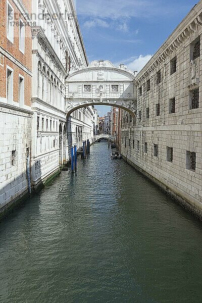 Seufzerbrücke  Venedig  Italien  Europa
