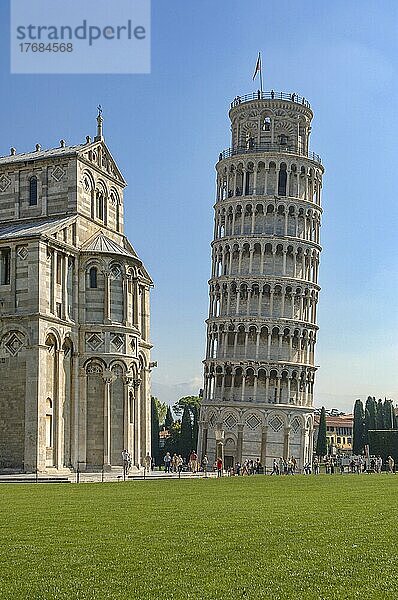 Schiefer Turm von Pisa  Pisa  Toskana  Italien  Europa