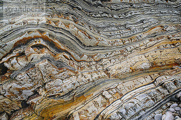 Full frame of natural sandstone texture at Silence beach