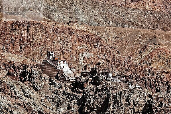 Basgo Gompa (tibetisch-buddhistisches Kloster) . Ladakh  Indien  Asien