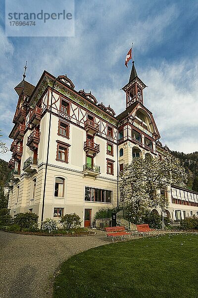 Hotel am See  Vitznauer Hof  Vitznau  Vierwaldstättersee  Kanton Luzern  Schweiz  Europa