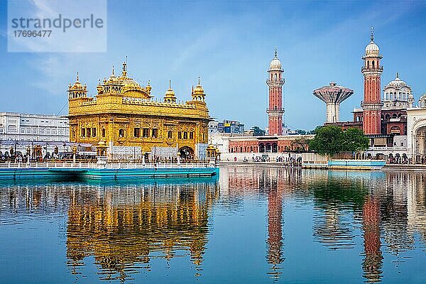 Sikh-Gurdwara Golden Temple (Harmandir Sahib) . Amritsar  Punjab  Indien  Asien