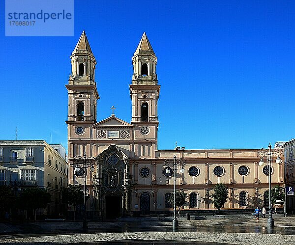 Stadt Cadiz  Parraquio de San Antonia am Plaza San Antonio  Andalusien  Spanien  Europa