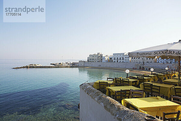 Gallipoli Seaside Cafe; Salento  Italien