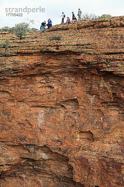 Besucher im Kings Canyon; Nordterritorium  Australien