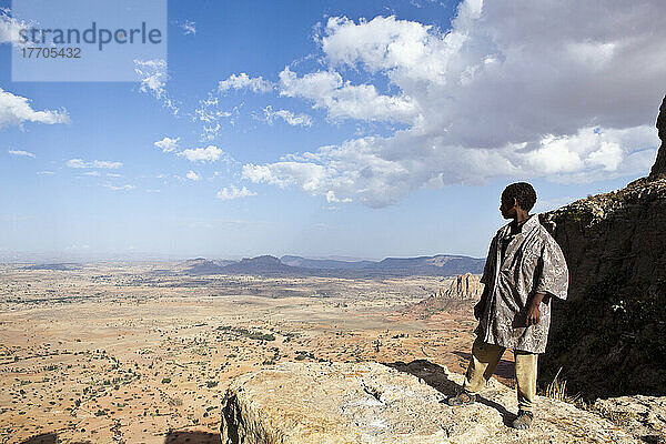 Berglandschaft auf dem Gheralta-Plateau; Region Tigray  Äthiopien