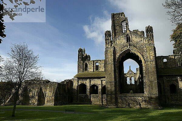 Kirkstall Abbey; Leeds  West Yorkshire  England