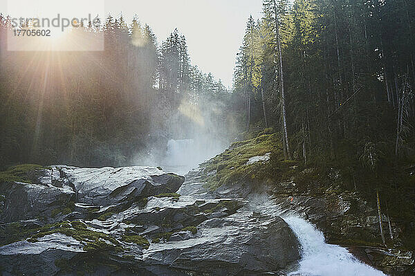 Krimmler Wasserfälle; Salzburg  Österreich