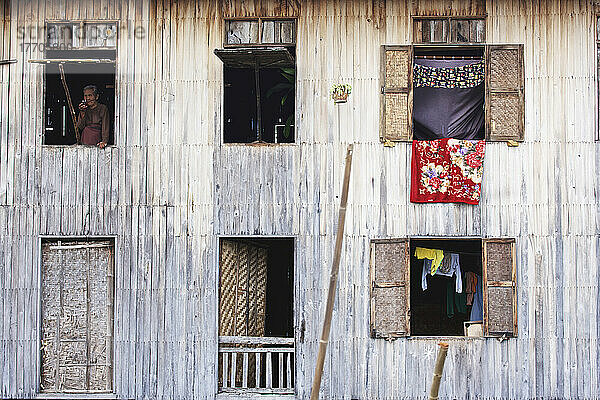 Dorfhaus am Inle-See; Myanmar