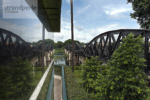Die Todesbahn  Brücke über den Kwai; Kanchanaburi  Thailand