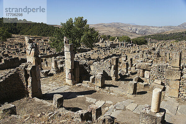 Römische Ruinen  christliches Viertel; Djemila  Algerien