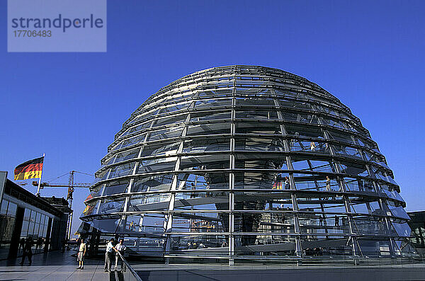 Reichstagskuppel  Berlin  Deutschland.