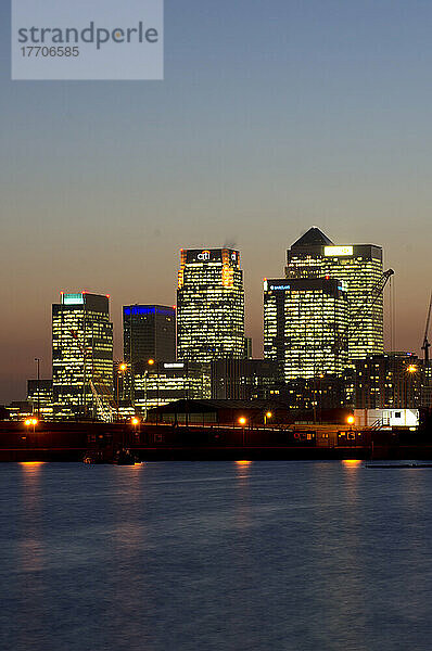 Großbritannien  England  London  Canary Wharf Isle Of Dogs Docklands Albert Docks.