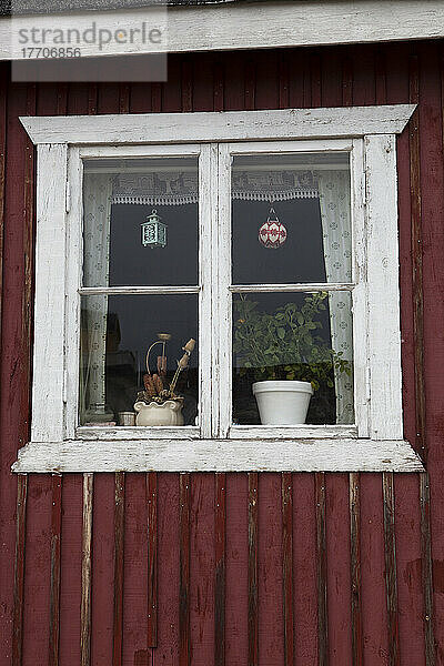 Bunte Häuser rund um Ilulissat an der Westküste Grönlands.