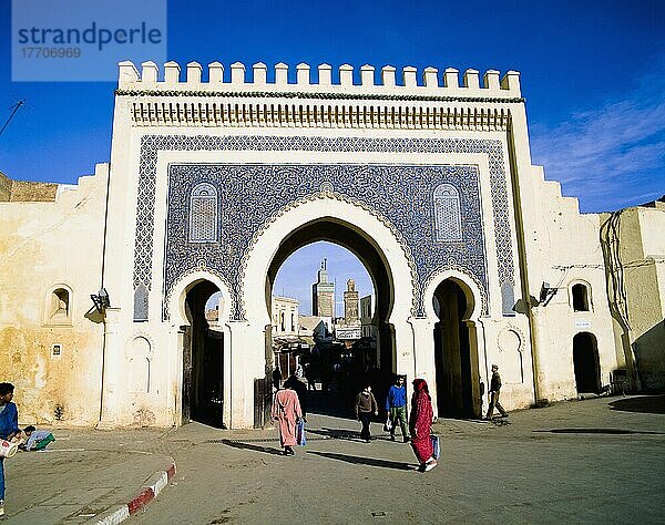 Bab Bou Jeloud (Haupttor an der südwestlichen Ecke der ummauerten Stadt Medina)