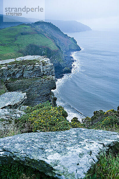 Das Tal der Felsen  Exmoor-Nationalpark; Devon  England