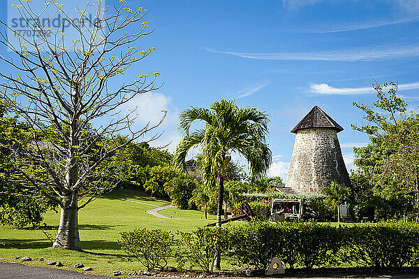 Baumwollhaus auf der Insel Mustique  St. Vincent und die Grenadinen  Westindien