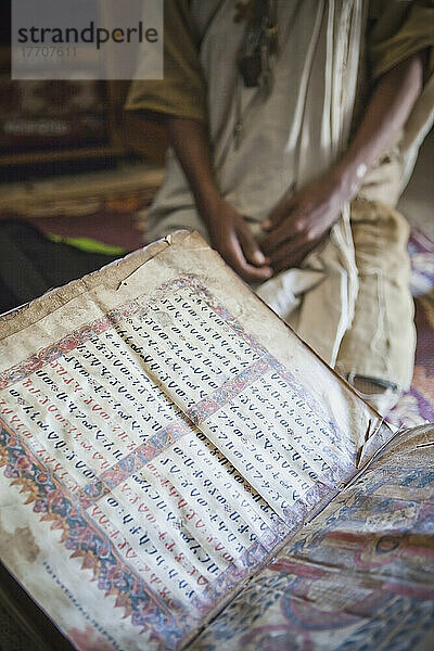 Details von einem Kloster auf einer Insel im Tana-See in der Nähe von Bahir Dar; Äthiopien