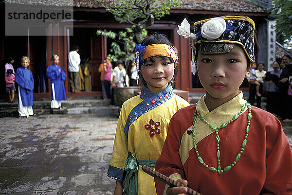 Fest in der Ngoc Son-Pagode  Hanoi  Vietnam