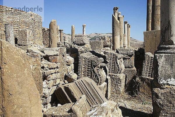 Römische Ruinen  christliches Viertel; Djemila  Algerien