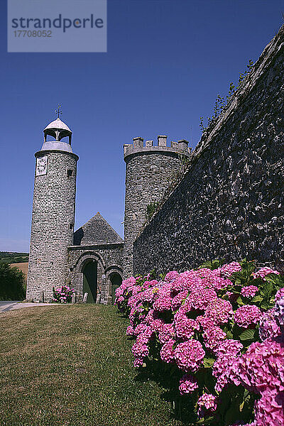Le Rozel  Manche  Normandie  Frankreich. Schloss