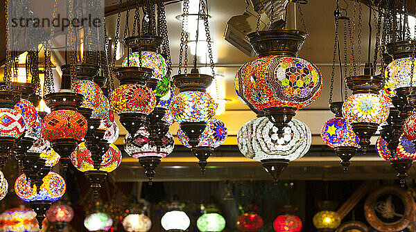 Lights For Sale In Grand Bazaar; Istanbul  Türkei