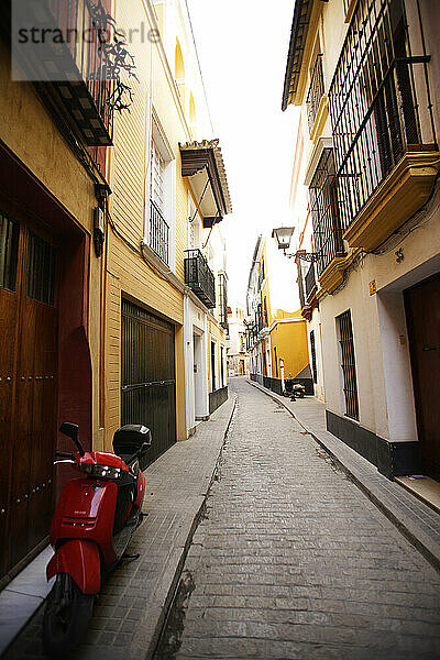 Sevilla  Spanien. Kleine Seitenstraßen