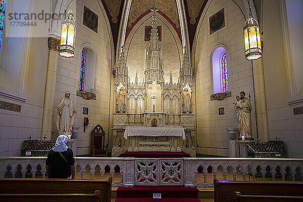 Lorettokapelle in Santa Fe  New Mexico; Santa Fe  New Mexico  Vereinigte Staaten von Amerika