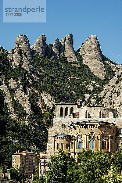 Benediktinerabtei; Montserrat  Katalonien  Spanien