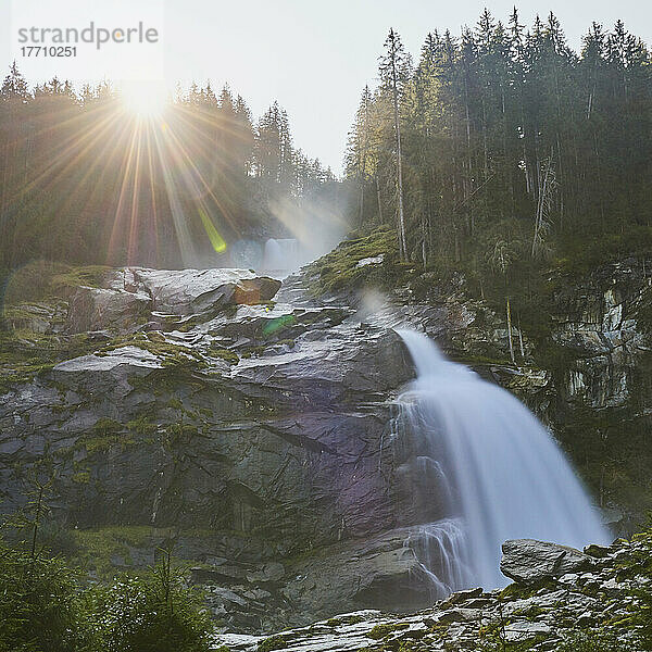 Krimmler Wasserfälle; Salzburg  Österreich