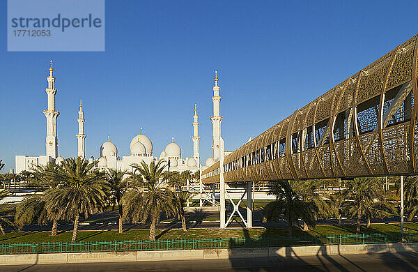 Große Sheikh-Zayed-Moschee; Abu Dhabi  Vereinigte Arabische Emirate