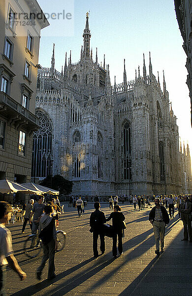 Ansicht des Doms  Mailand  Italien.