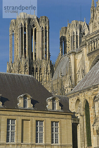 Europa  Frankreich  Haute Marne  Reims  Kathedrale