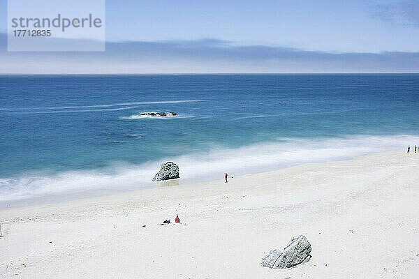 Strand im Garrapata State Park in Mittelkalifornien  USA; Big Sur  Kalifornien  Vereinigte Staaten von Amerika