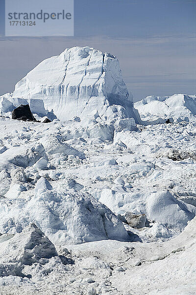 Der Ilulissat-Eisfjord  Weltkulturerbe und der größte Gletscher der nördlichen Hemisphäre. Grönland.