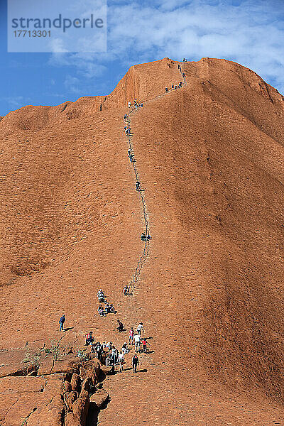 Uluru  ehemals bekannt als Ayers Rock; Northern Territory  Australien