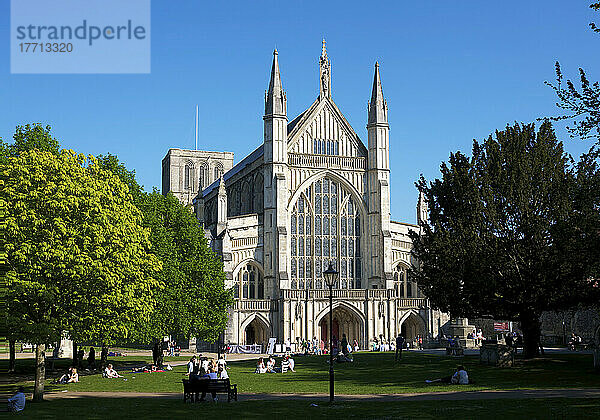 Kathedrale von Winchester; Winchester  Hampshire  England