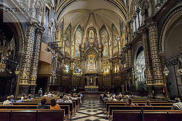 Benediktinerabtei; Montserrat  Katalonien  Spanien