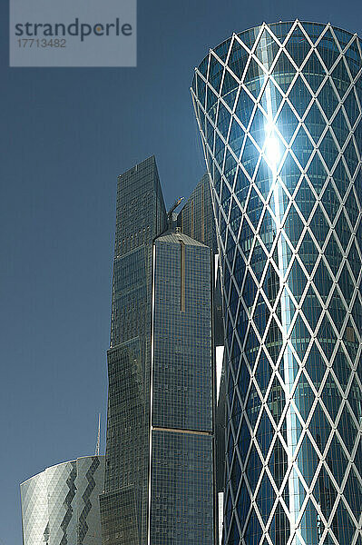Neue Bürogebäude  Doha  Katar.