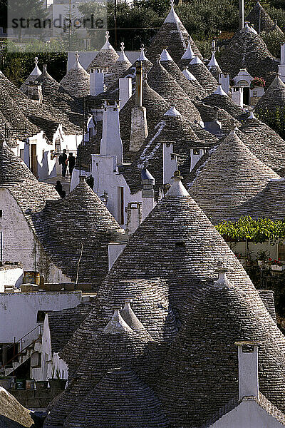 Häuser  Alberobello  Apulien  Italien.