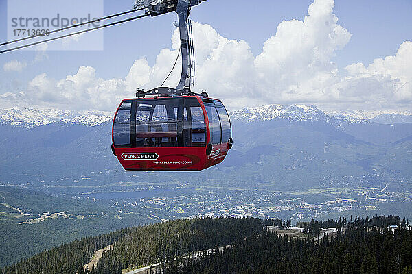 Whistler Blackcomb Peak 2 Peak Gondola  Whistler  British Columbia