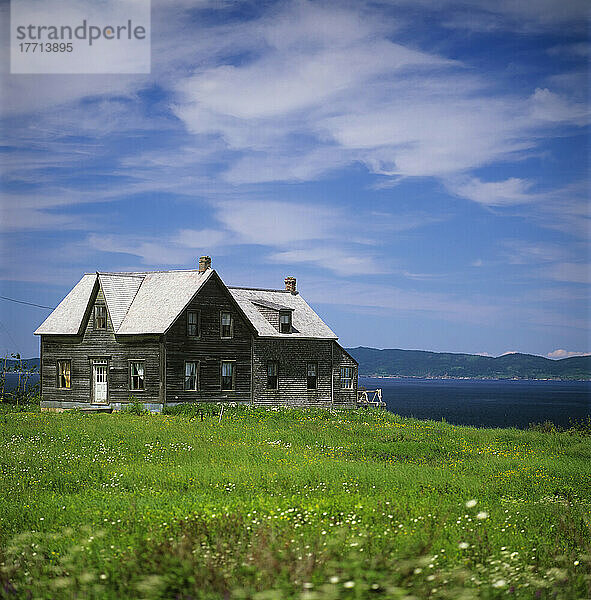 Altes Haus in der Nähe von Pointe Saint-Pierre  Gaspe Coast  Quebec