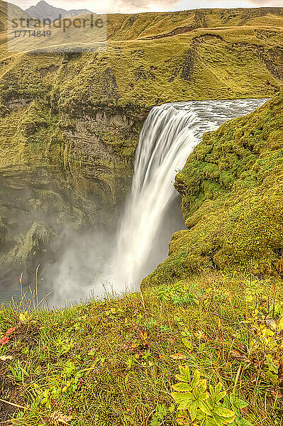 Skogafoss Wasserfall  Island