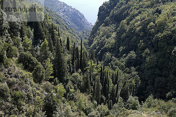 Pfad der Götter Wanderweg  Amalfiküste  Italien