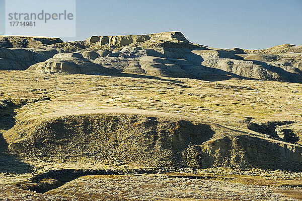 Killdeer Badlands von East Block im Grasslands National Park; Saskatchewan  Kanada