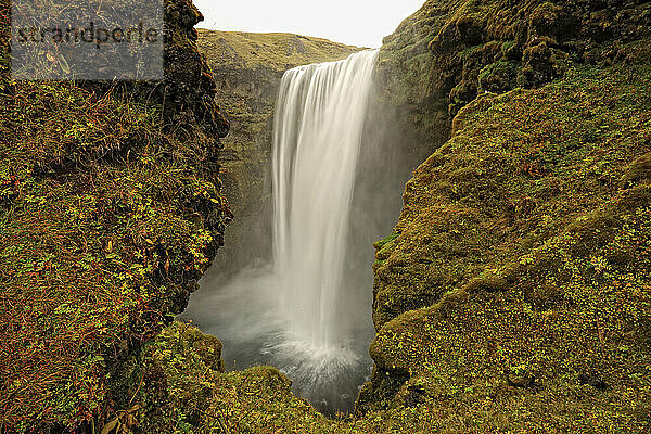 Skogafoss Wasserfall  Südisland