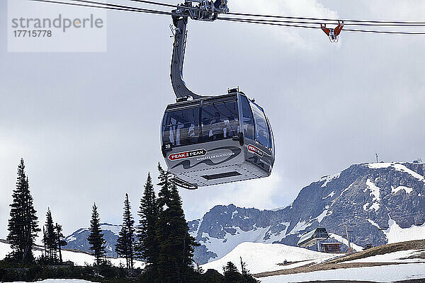 Whistler Blackcomb Peak 2 Peak Gondola  Whistler  British Columbia