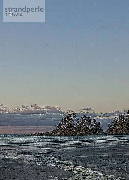 Combers Beach in der Morgendämmerung  Tofino  British Columbia.
