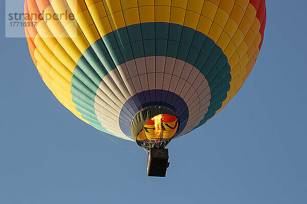 Heißluftballonfahrt; Edmonton  Alberta  Kanada